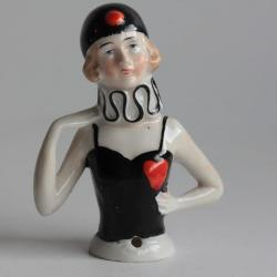 Demi figurine porcelaine Colombine