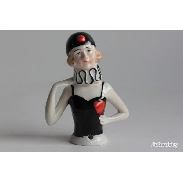 Demi figurine porcelaine Colombine