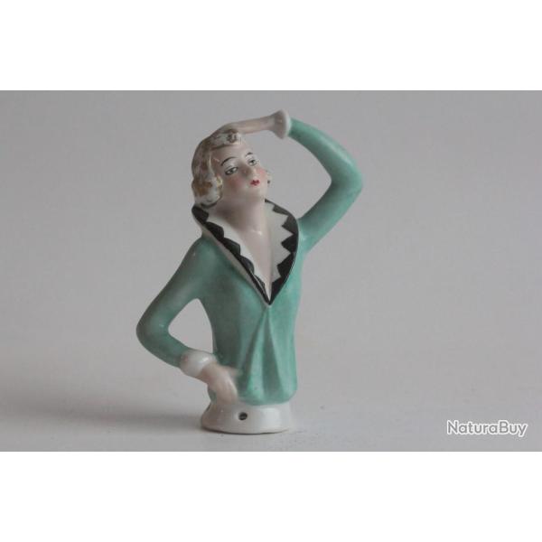 Demi figurine porcelaine Femme Art d�co