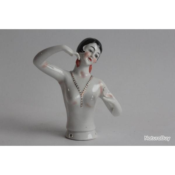 Demi figurine porcelaine Danseuse Art d�co