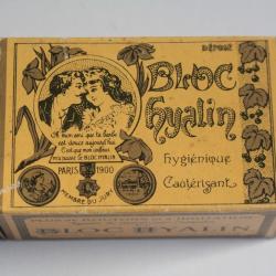 Ancien Bloc Hyalin F&eacute;ret Parfumeur