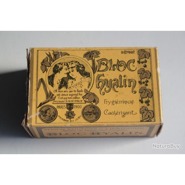 Ancien Bloc Hyalin F�ret Parfumeur