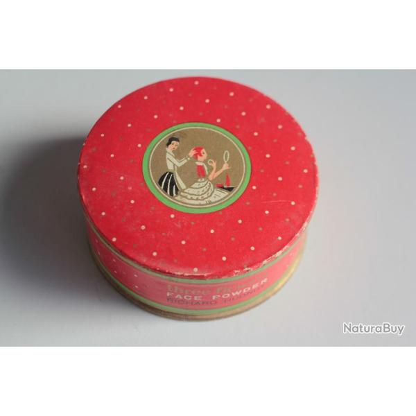 Ancienne bo�te � poudre Three Flowers Richard Hudnut