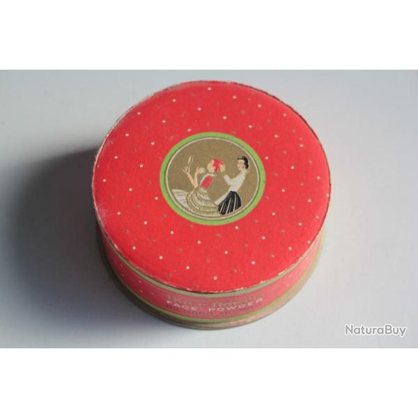 Ancienne bo�te � poudre Three Flowers Richard Hudnut