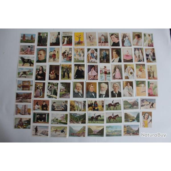 68 Vignettes Cigarettes G.A. Jasmatzi Allemagne Cigarettes cards