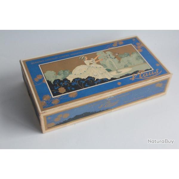 Bo�te carton chocolats Klaus Suisse