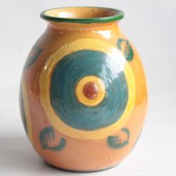 Vase terre verniss&eacute;e Ferney Voltaire Savoie Art d&eacute;co