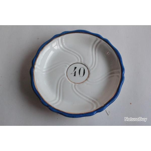 Sous-verre absinthe porcelaine Bistrot