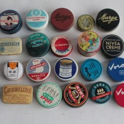 20 Anciennes bo&icirc;tes publicitaire &Eacute;chantillons m&eacute;dicaments pharmacie beaut&eacute;