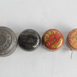 Ancienne bo&icirc;tes publicitaire &Eacute;chantillons punaise