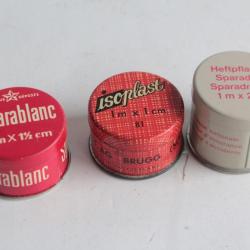 Ancienne bo&icirc;tes publicitaire &Eacute;chantillons m&eacute;dicaments Sparadrap