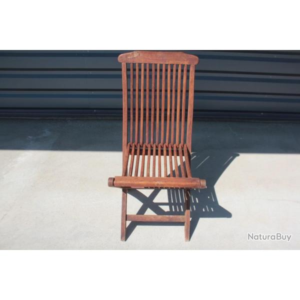 Chaise Pliante Teck Scan Com Danemark