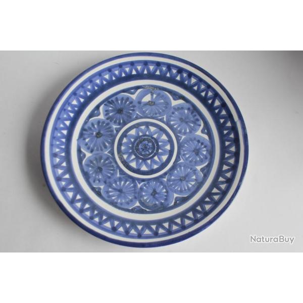 Assiette c�ramique Robert PICAULT Vallauris