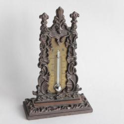 Thermomètre bronze XIXe siècle