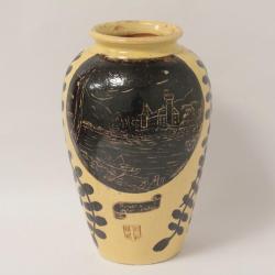 Vase terre vernissée Duingt le Château Poterie Savoyarde