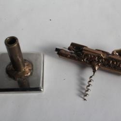 Tire-bouchon Sculpture bronze Chien