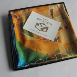 Hans Erni Foulard soie Peace on earth 1967