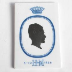 Royal Copenhague Carreau porcelaine prince Henrik Danemark