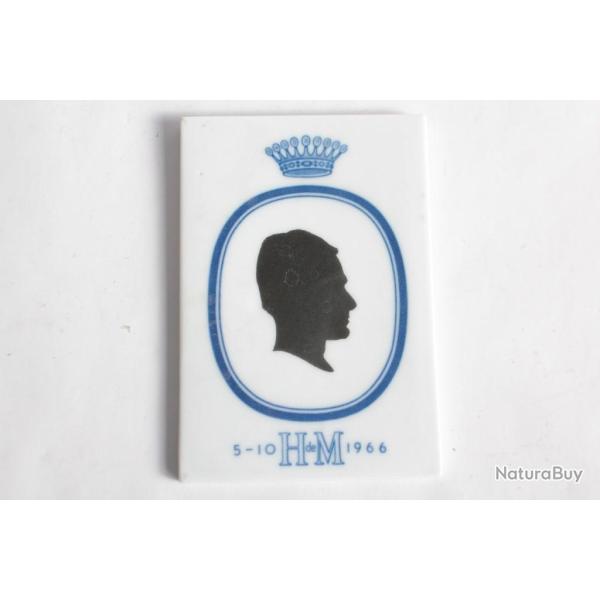 Royal Copenhague Carreau porcelaine prince Henrik Danemark