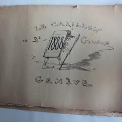 Album Le carillon de saint gervais 1888 illustration Godefroy