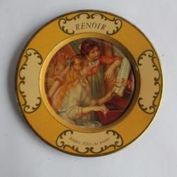 Ramasse monnaie publicitaire Petrole Hahn Renoir Jeune fille au piano