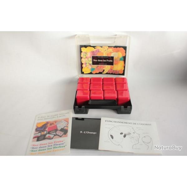 Coffret le nez dans les fruits 12 ar�mes Jean Lenoir