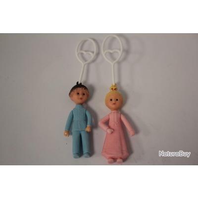 Figurines Nicolas Et Pimprenelle – Bonne Nuit Les Petits (67185) Vintage