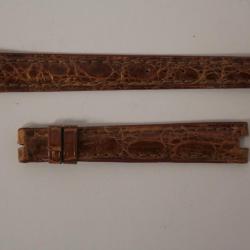 RAYMOND WEIL Bracelet pour montre croco marron 12 mm