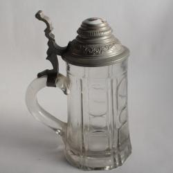 Chope &agrave; bi&egrave;re allemande peinture miniature portrait