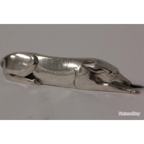 GALLIA Porte-couteau Chien Sandoz Christofle Art d�co