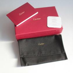 CARTIER &Eacute;tui Pochette de rangement noir Pouch Case