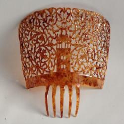 Peigne &agrave; chignon &eacute;caille de tortue Espagne