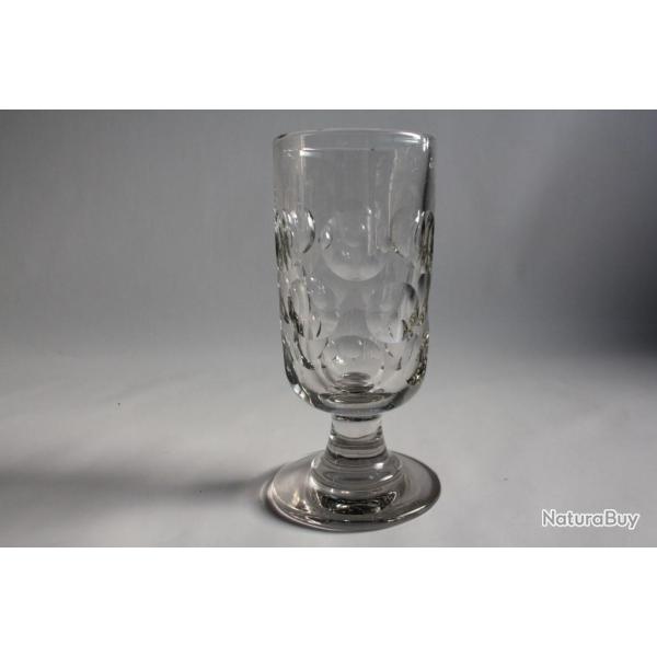 Ancien verre de bistrot Mazagran Absinthe