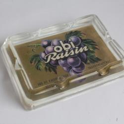 Cendrier publicitaire Obi raisin Traubensaft Rot