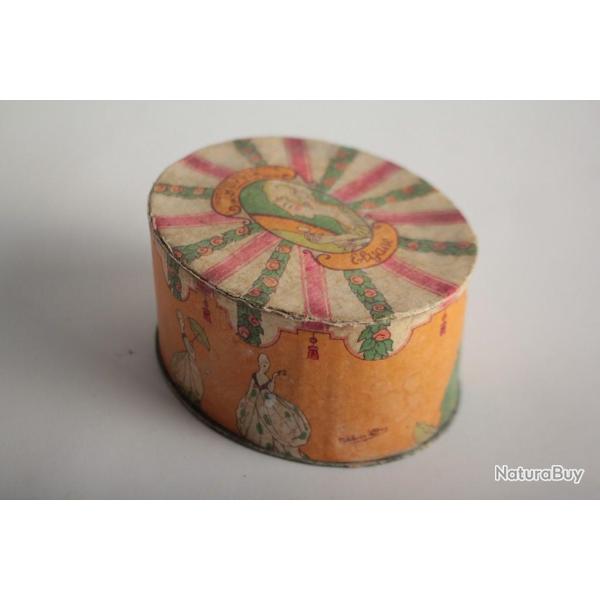 Ancienne bote publicitaire poudre Elyane Klytia place Vendome