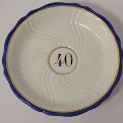 Sous-verre absinthe porcelaine Bistrot