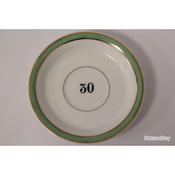 Sous-verre absinthe porcelaine Bistrot