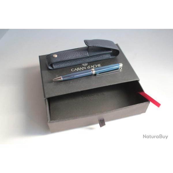 CARAN D'ACHE Stylo bille Lman Grand Bleu