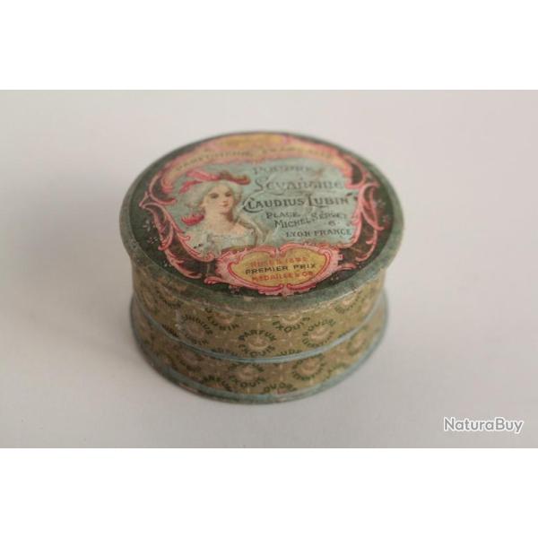 Ancienne bote publicitaire poudre Levantine Claudius lubin Lyon