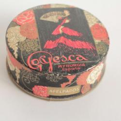 Ancienne boîte à poudre Goyesca Myrurgia Espagne