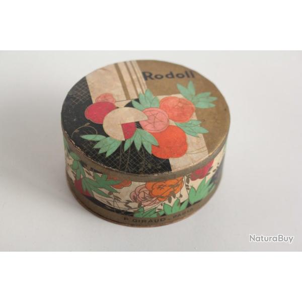 Ancienne bote publicitaire poudre Rodoll P.Giraud Paris