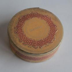 Ancienne boîte publicitaire poudre Gemey Ocre rosée n°7051