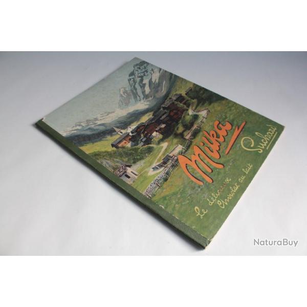 Carnet calendrier chocolat Suchard Milka 1914