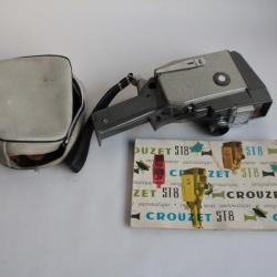 Ancienne Caméra Crouzet ST8 avec fascicule 1960-64 fonctionne