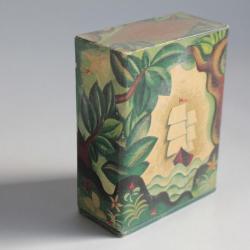 Ancienne boîte publicitaire parfum d'aventure L.T. Piver Paris