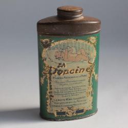 Ancienne boîte publicitaire Talc bébé La doucine