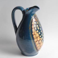 Pichet terre vernissée Raisin SISPA Emile SIMONOD Savoie