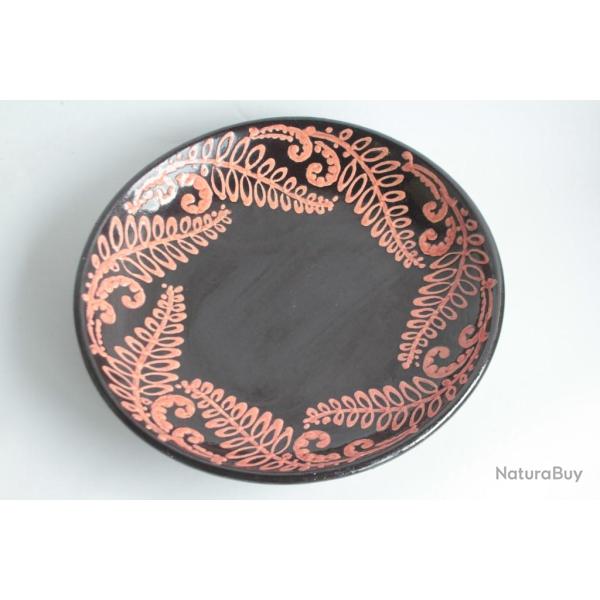 Plat cramique Paul JACQUET Annecy Savoie poterie