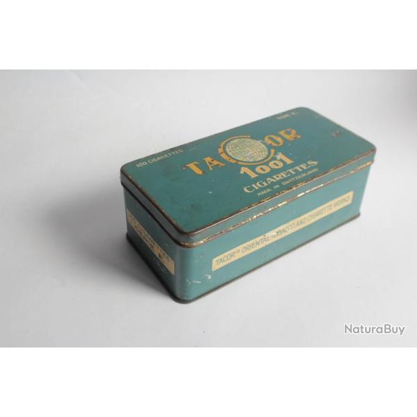 Bote  Cigarettes tle Tacor 1001 cigarettes srie E Suisse