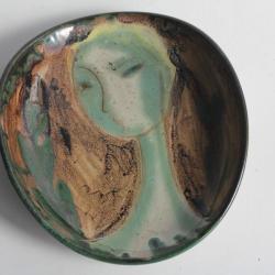 Coupelle céramique Grand Chêne Vallauris Odette Gourju Naumowitch